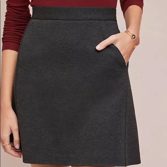 Hutch Dresses & Skirts - Anthropologie Hutch Gray Ponte Mini Skirt